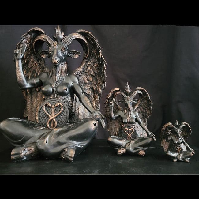 4" Small Baphomet with Third Eye Statue - The Luciferian Apotheca