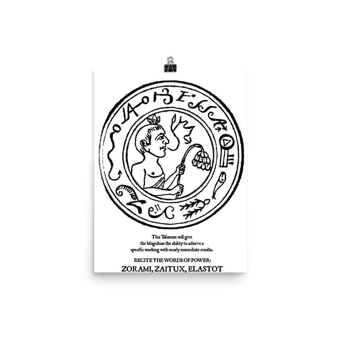 Achieve Results Talisman Poster - The Luciferian Apotheca