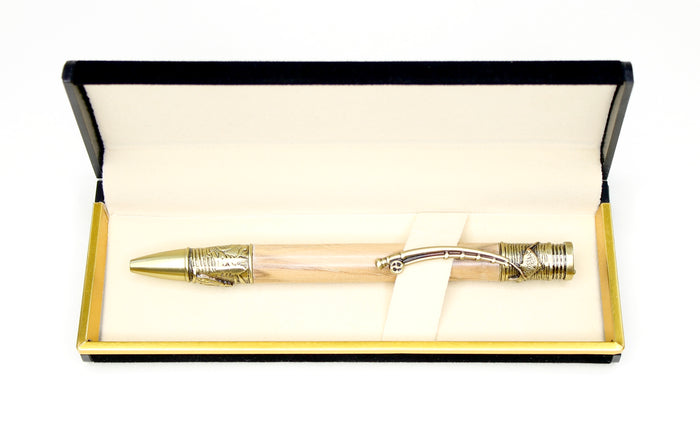 AFS Custom Fish Engraved Wood Pen