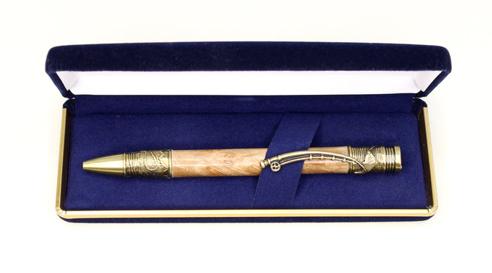 AFS Custom Fish Engraved Wood Pen