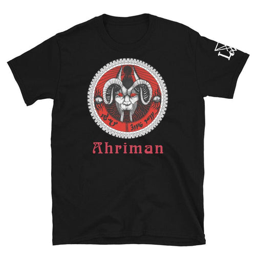Ahriman Prince of Darkness Sigil Short-Sleeve Unisex T-Shirt - The Luciferian Apotheca