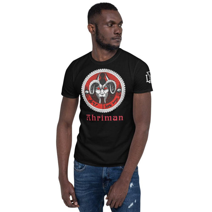 Ahriman Prince of Darkness Sigil Short-Sleeve Unisex T-Shirt - The Luciferian Apotheca