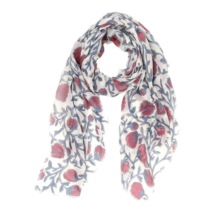 Ainsely Burgundy Featherweight Scarf Scarf - rockflowerpaper