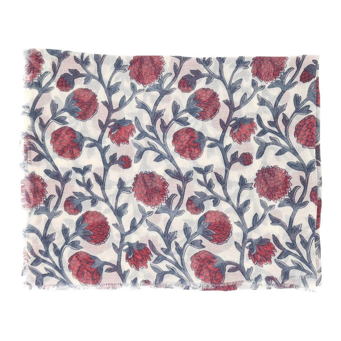 Ainsely Burgundy Featherweight Scarf Scarf - rockflowerpaper