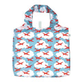 OUTLET Airplane blu Reusable Shopping Bag pos - Reusable Shopping Bag - rockflowerpaper