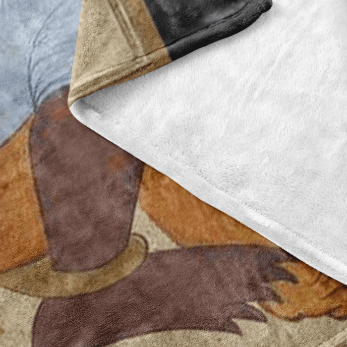 Al-Ahmar Jinn of Mars Fleece Blanket - The Luciferian Apotheca