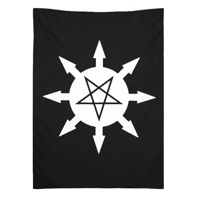 Algol Black Magick Chaos Star Tapestries - The Luciferian Apotheca