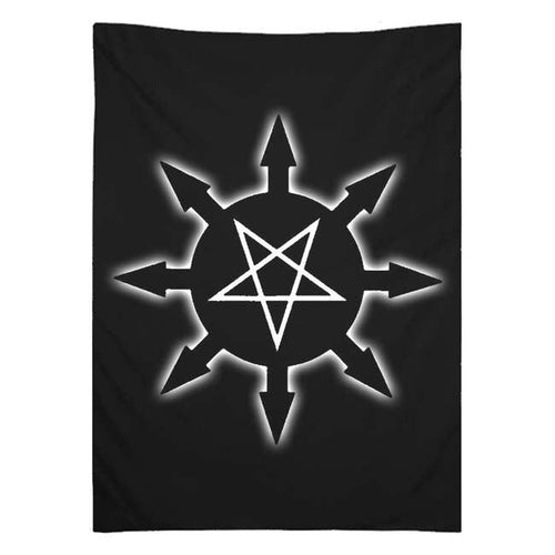 Algol 'Eclipse' Luciferian Black Magick Star Tapestries - The Luciferian Apotheca