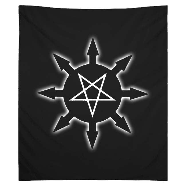 Algol 'Eclipse' Luciferian Black Magick Star Tapestries - The Luciferian Apotheca