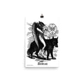 Andras Goetia Demon Large Poster - The Luciferian Apotheca