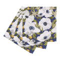 Anemone Poppy Paper Cocktail Napkins (Pack of 20) Paper Cocktail Napkin - rockflowerpaper