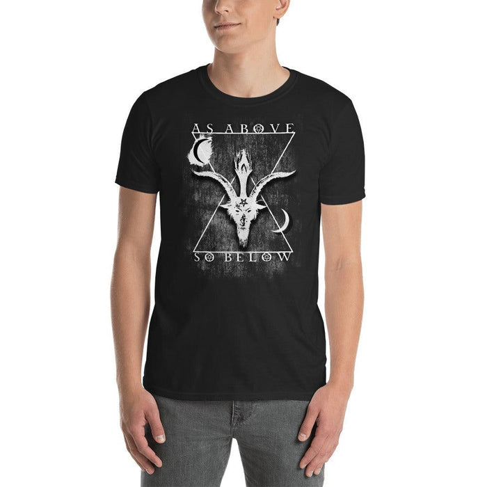 As Above So Below Baphomet Occult T-Shirt