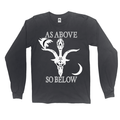As Above So Below Long Sleeve Shirt - The Luciferian Apotheca