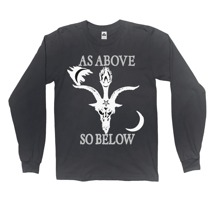 As Above So Below Long Sleeve Shirt - The Luciferian Apotheca