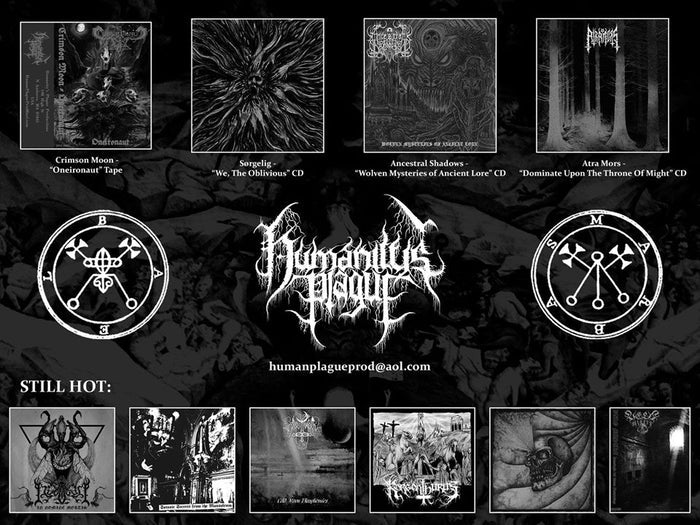 Atra Mors - Dominate Upon The Throne Of Might (CD) - The Luciferian Apotheca