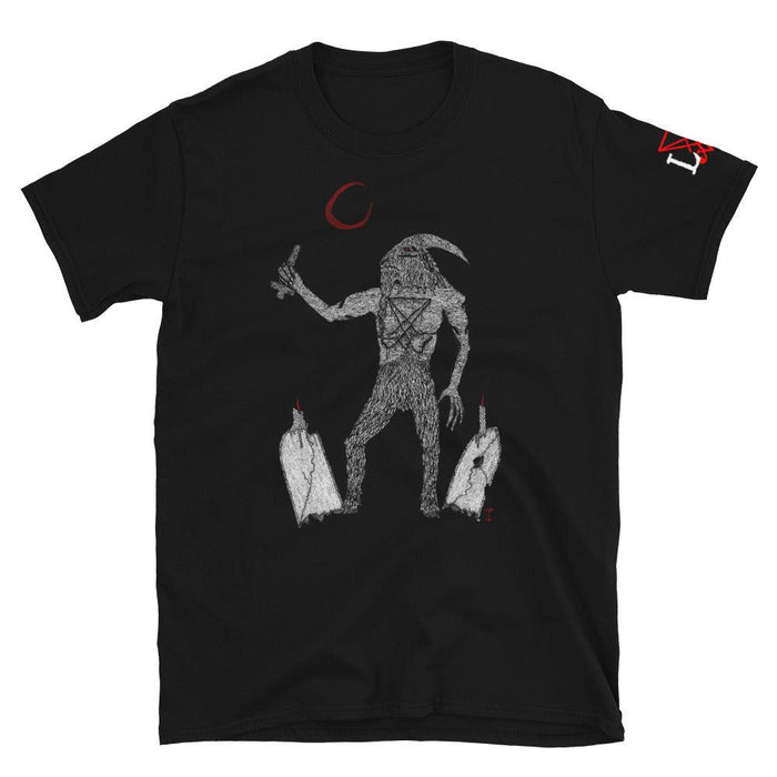 Azazel Lucifer Goat Short-Sleeve Unisex T-Shirt - The Luciferian Apotheca