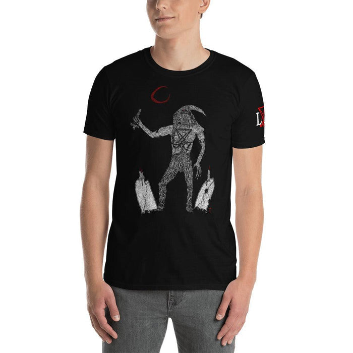 Azazel Lucifer Goat Short-Sleeve Unisex T-Shirt - The Luciferian Apotheca
