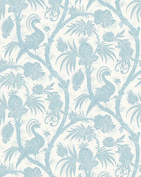 BALINESE PEACOCK WALLCOVERING
