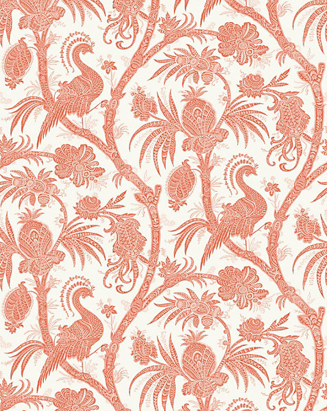 BALINESE PEACOCK WALLCOVERING