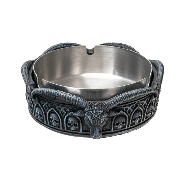 Baphomet Ashtray | Cone Incense Burner | Candle Holder