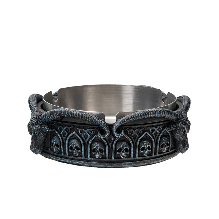 Baphomet Ashtray | Cone Incense Burner | Candle Holder