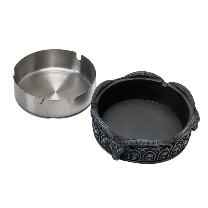 Baphomet Ashtray | Cone Incense Burner | Candle Holder