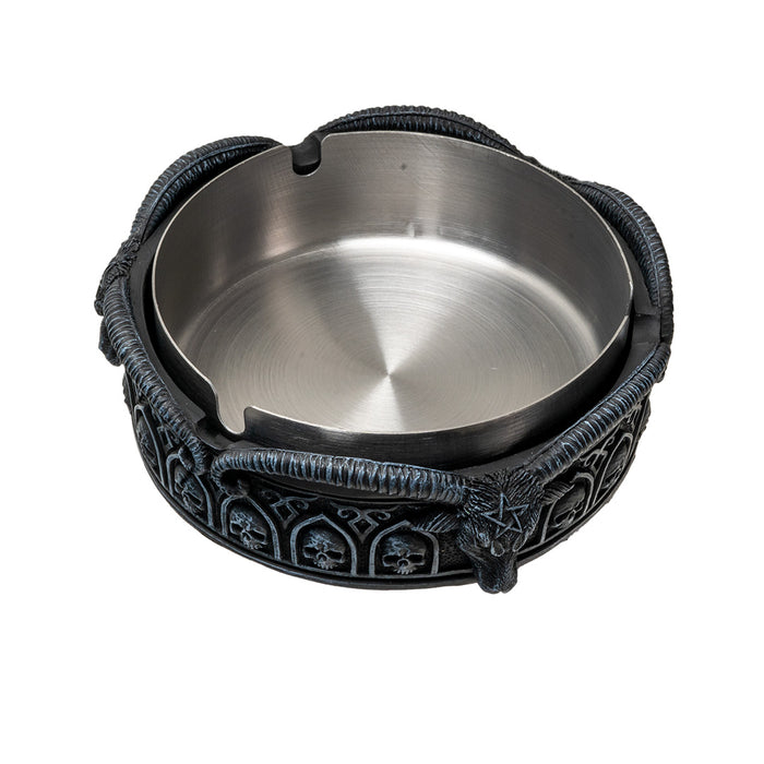 Baphomet Ashtray | Cone Incense Burner | Candle Holder