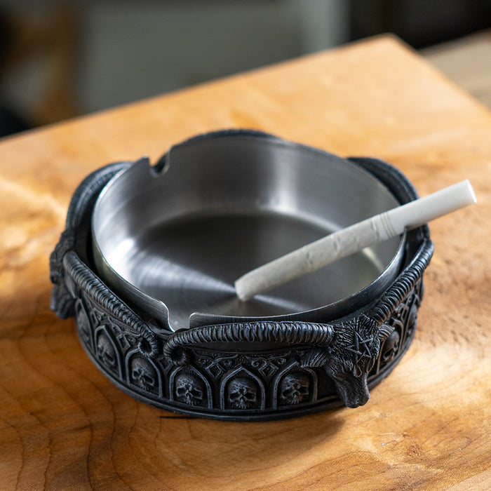 Baphomet Ashtray | Cone Incense Burner | Candle Holder