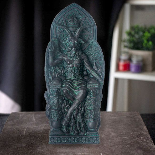 Baphomet Enthroned Statue | Occult Masterpiece for Serious Practitioners