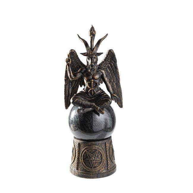 Baphomet Sabbatic Goat Storm Ball Statue