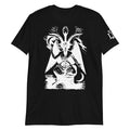 Baphomet the Sabbatic Goat White print Unisex T-Shirt - The Luciferian Apotheca