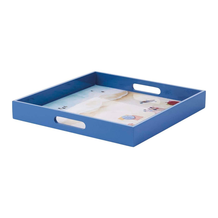 Beach Life 15 Inch Square Tray Tray - rockflowerpaper
