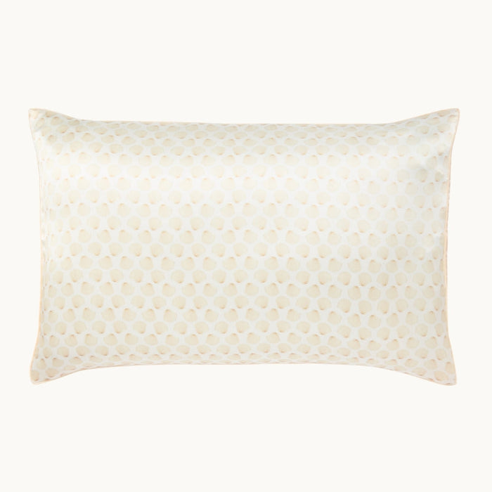 Beauty Box Silk Piped Pillowcase Standard 20"x 30" Seashells