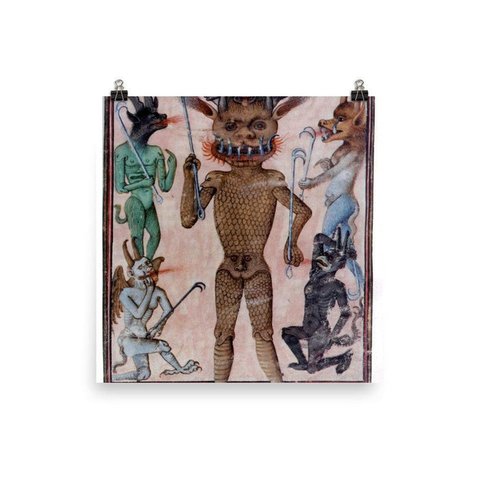 Beelzebub Devil Photo paper poster - The Luciferian Apotheca