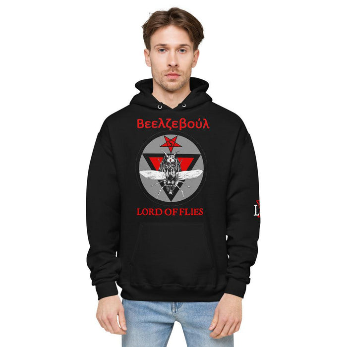 Beelzebub Lord of Flies pull-over Unisex fleece hoodie - The Luciferian Apotheca