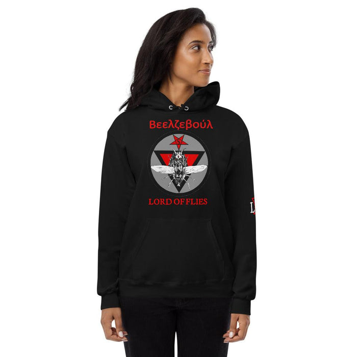 Beelzebub Lord of Flies pull-over Unisex fleece hoodie - The Luciferian Apotheca