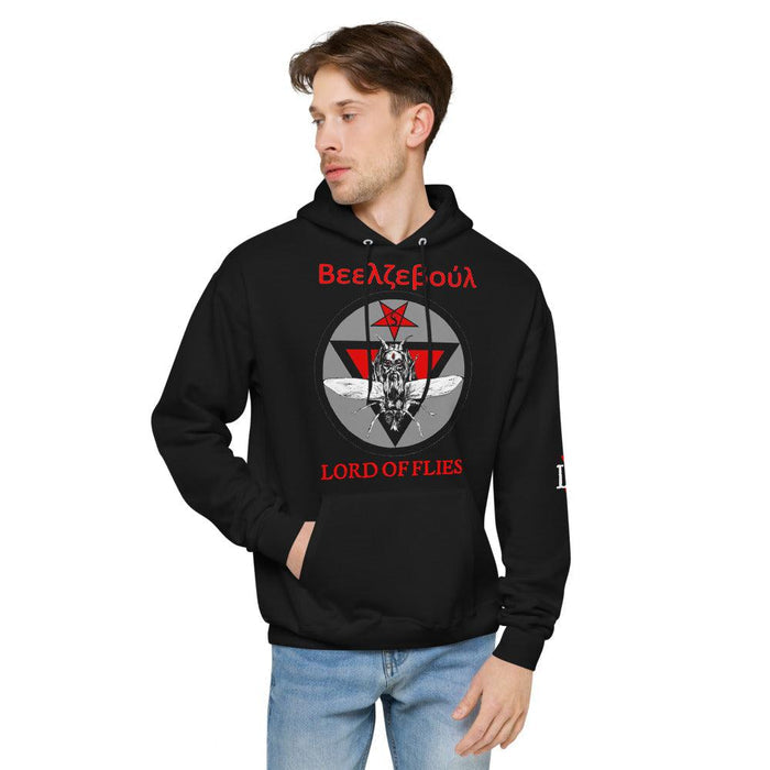 Beelzebub Lord of Flies pull-over Unisex fleece hoodie - The Luciferian Apotheca