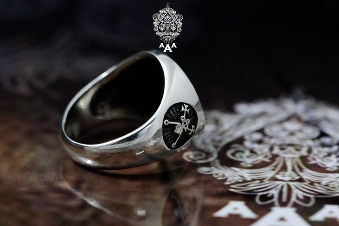 Belial & Bael Sigil Ring .925 Sterling Silver - The Luciferian Apotheca