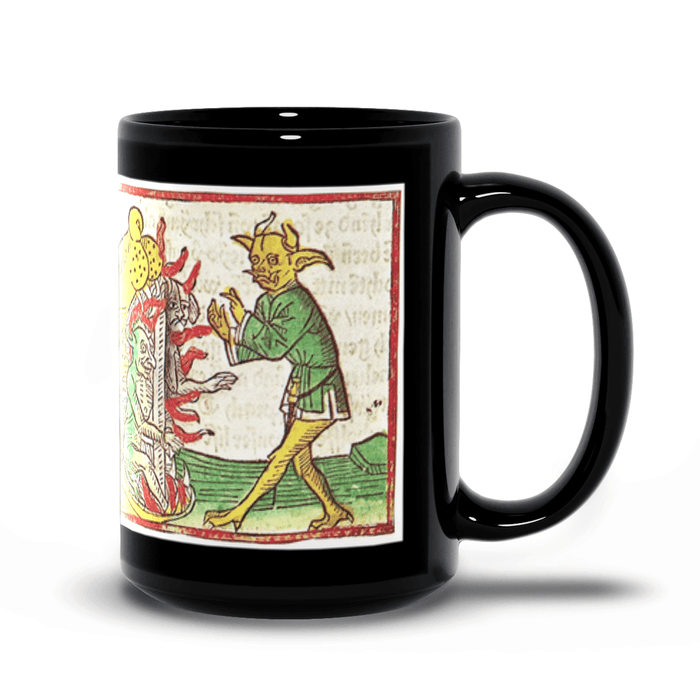 Belial Demonic Black Mugs - The Luciferian Apotheca