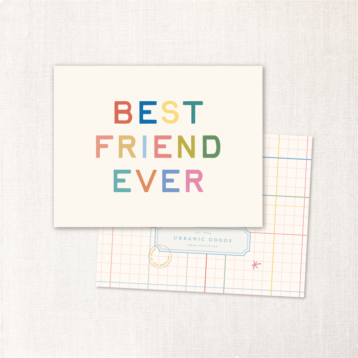 best friend ever card