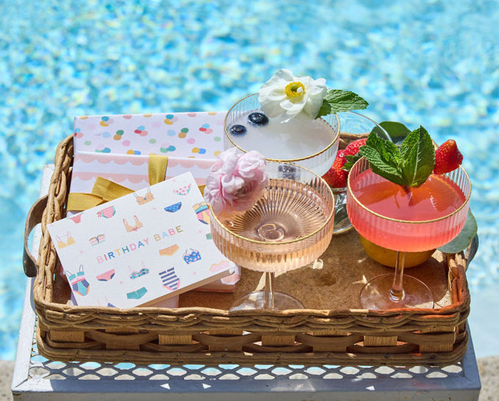 birthday babe swim card