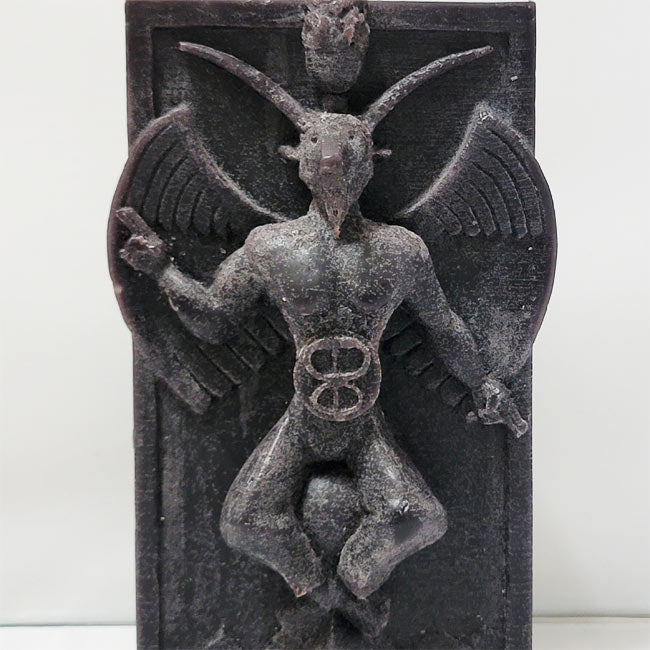 Black Baphomet Candle 6"