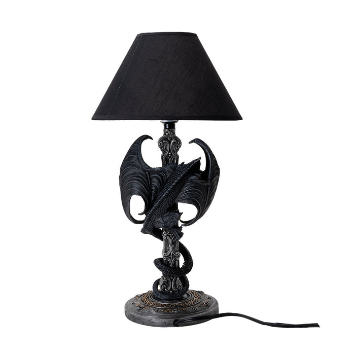 Black Dragon Lamp | Gothic Elegance for Your Sacred Space