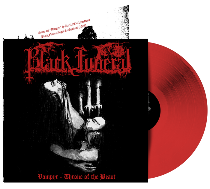 Black Funeral "Vampyr Throne of the Beast" Limited Gatefold Colored Vinyl LP