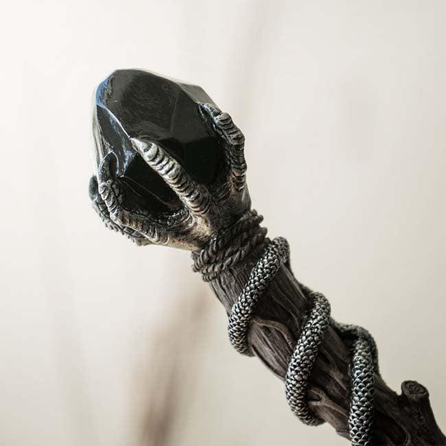 Black Magic Wand of the Serpent - The Luciferian Apotheca