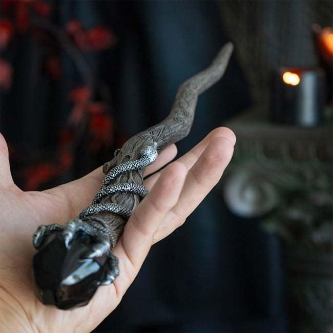 Black Magic Wand of the Serpent - The Luciferian Apotheca