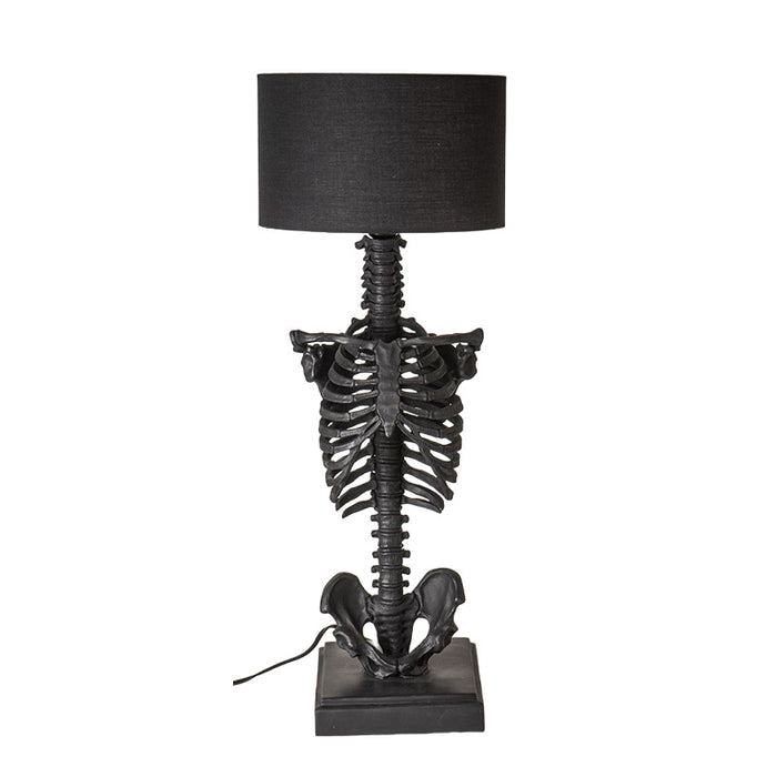 Black Skeleton Table Lamp | Illuminate Your Path with the Shadows of Death