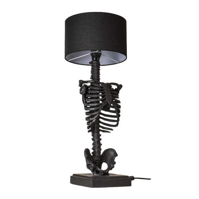 Black Skeleton Table Lamp | Illuminate Your Path with the Shadows of Death