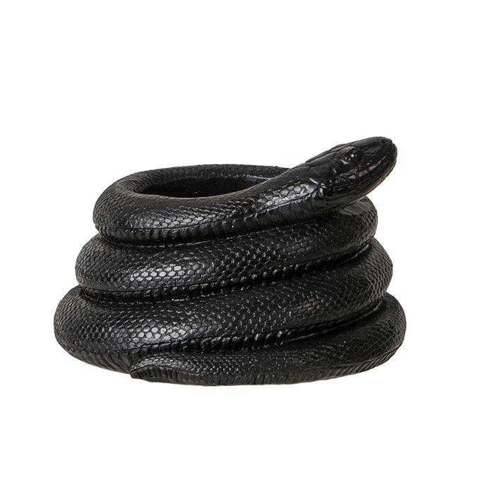 Black Snake Tealight Candle Holder | Serpent Altar Accent
