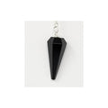 Black Tourmaline Pendulum with Chain - The Luciferian Apotheca